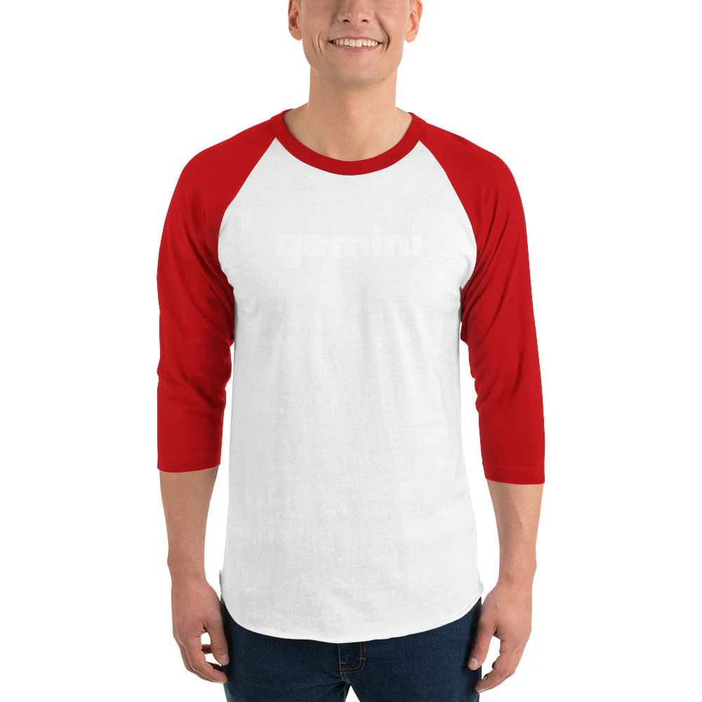 Gemini Sound Raglan Baseball Shirt - Cotton 3/4 Sleeve Unisex - Image 10