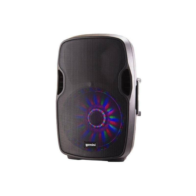 Gemini Sound AS-15BLU-LT-PK Bluetooth PA speaker package — 2000W peak, 15" woofer, LED light show - Image 6