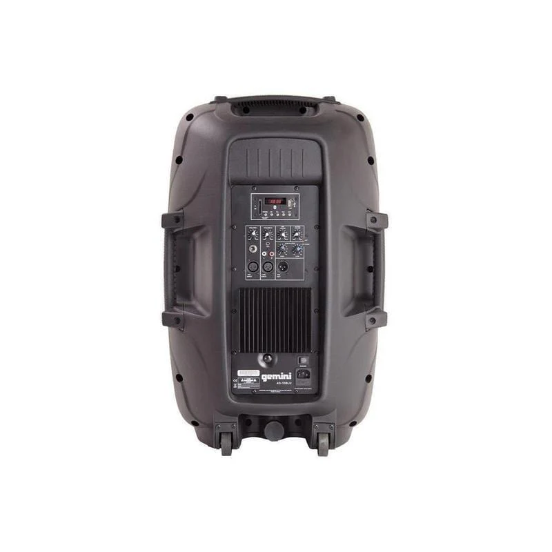 Gemini Sound AS-15BLU portable powered Bluetooth PA speaker — 2000W peak, 15" woofer, titanium compression driver - Image 3