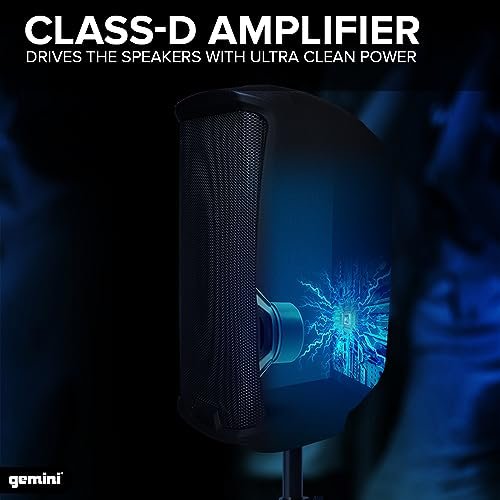 Gemini Sound AS-2110BT active 10" Bluetooth PA speaker — 40W RMS, 10" woofer, USB/SD/FM media player - Image 4