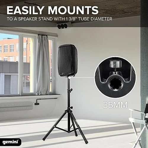 Gemini Sound AS-2110BT active 10" Bluetooth PA speaker — 40W RMS, 10" woofer, USB/SD/FM media player - Image 5