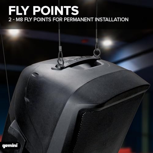 Gemini Sound AS-2112BT active 12" Bluetooth PA speaker — 100W RMS, 12" woofer, Bluetooth with TWS pairing - Image 3