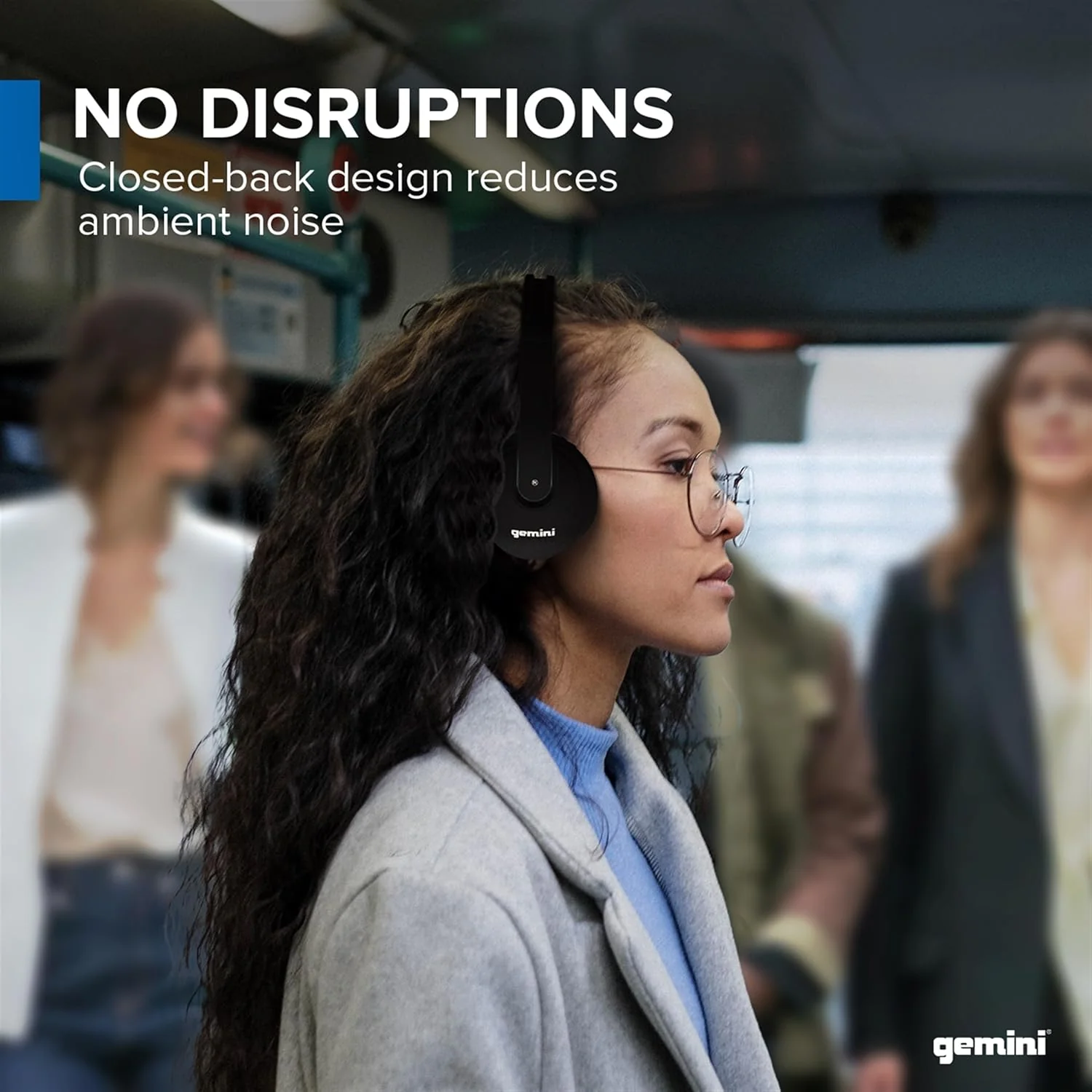 Gemini Sound DJX-200 over-ear DJ headphones — 40mm drivers, closed-back, 4' cable with 1/4" adapter - Image 10