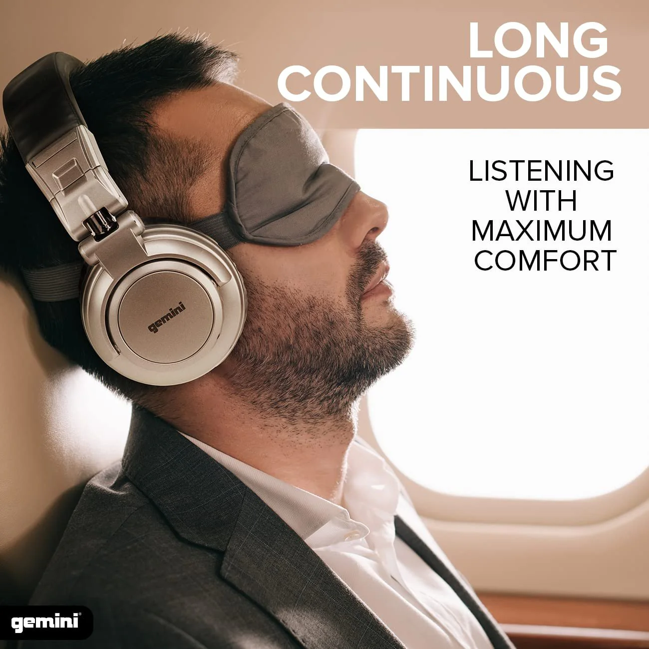 Gemini Sound DJX-500 professional over-ear DJ monitor headphones — 57mm drivers, closed-back, 5Hz–30kHz response - Image 6