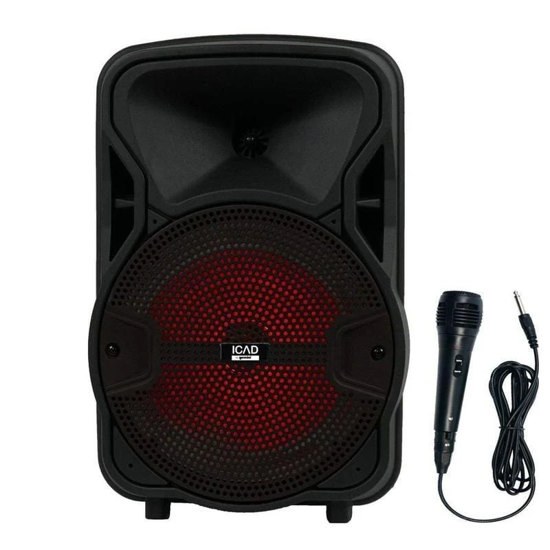 Gemini Sound GSX-L208BTB portable Bluetooth party speaker — 500W peak, 8" woofer, LED-lit driver - Image 10