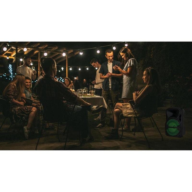 Gemini Sound GSX-L208BTB portable Bluetooth party speaker — 500W peak, 8" woofer, LED-lit driver - Image 4