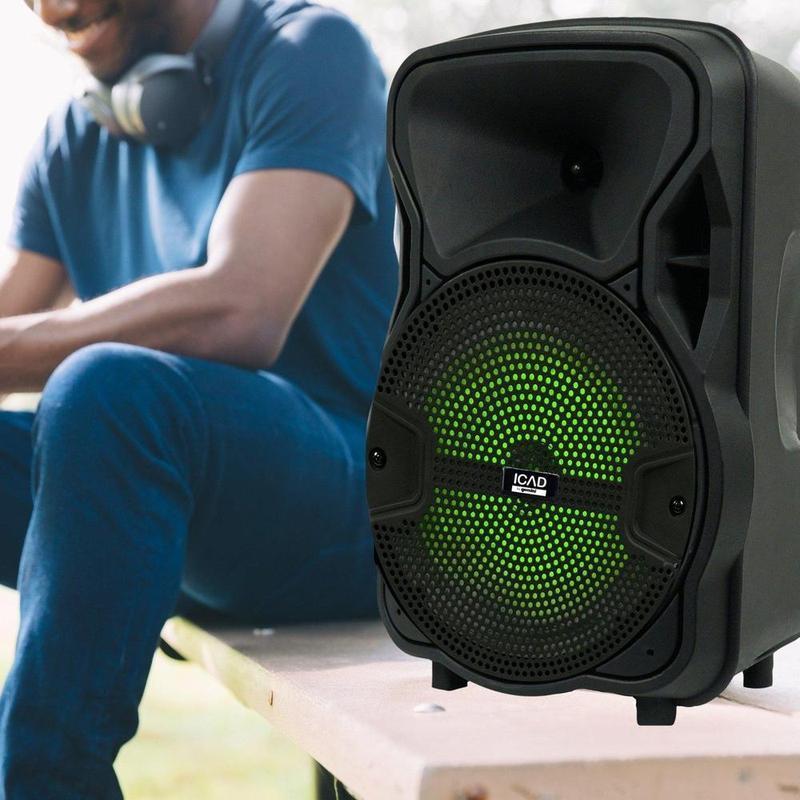 Gemini Sound GSX-L208BTB portable Bluetooth party speaker — 500W peak, 8" woofer, LED-lit driver - Image 6