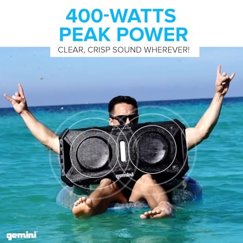 Gemini Sound SOSP-8 SoundSplash floating Bluetooth party speaker — 400W peak, dual 8" woofers, 24-hour battery - Image 5