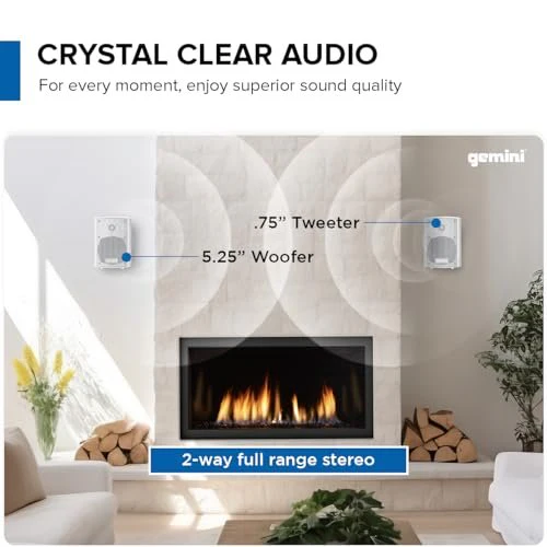 Gemini Sound outdoor speakers Bluetooth, weatherproof (GHSI-W525BT) - Image 4