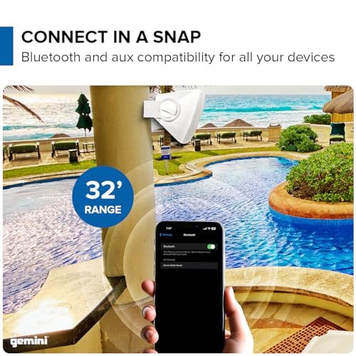 Gemini Sound portable Bluetooth speaker 5", IPX4 — for outdoor events (GHSI-W650BT) - Image 5