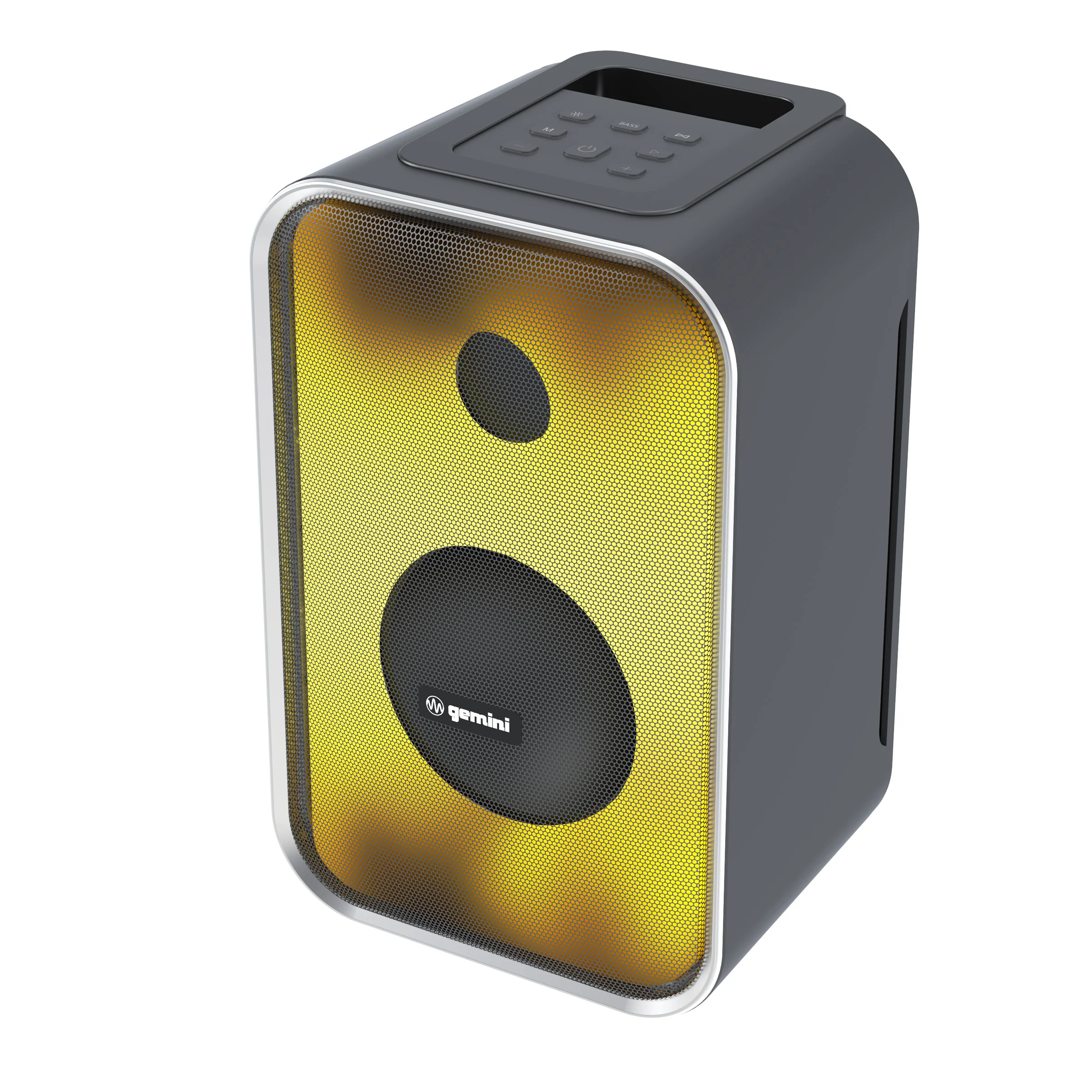Gemini Sound GNV-60 portable LED party speaker — 85W peak, 5.25" woofer, 6-hr battery - Image 3