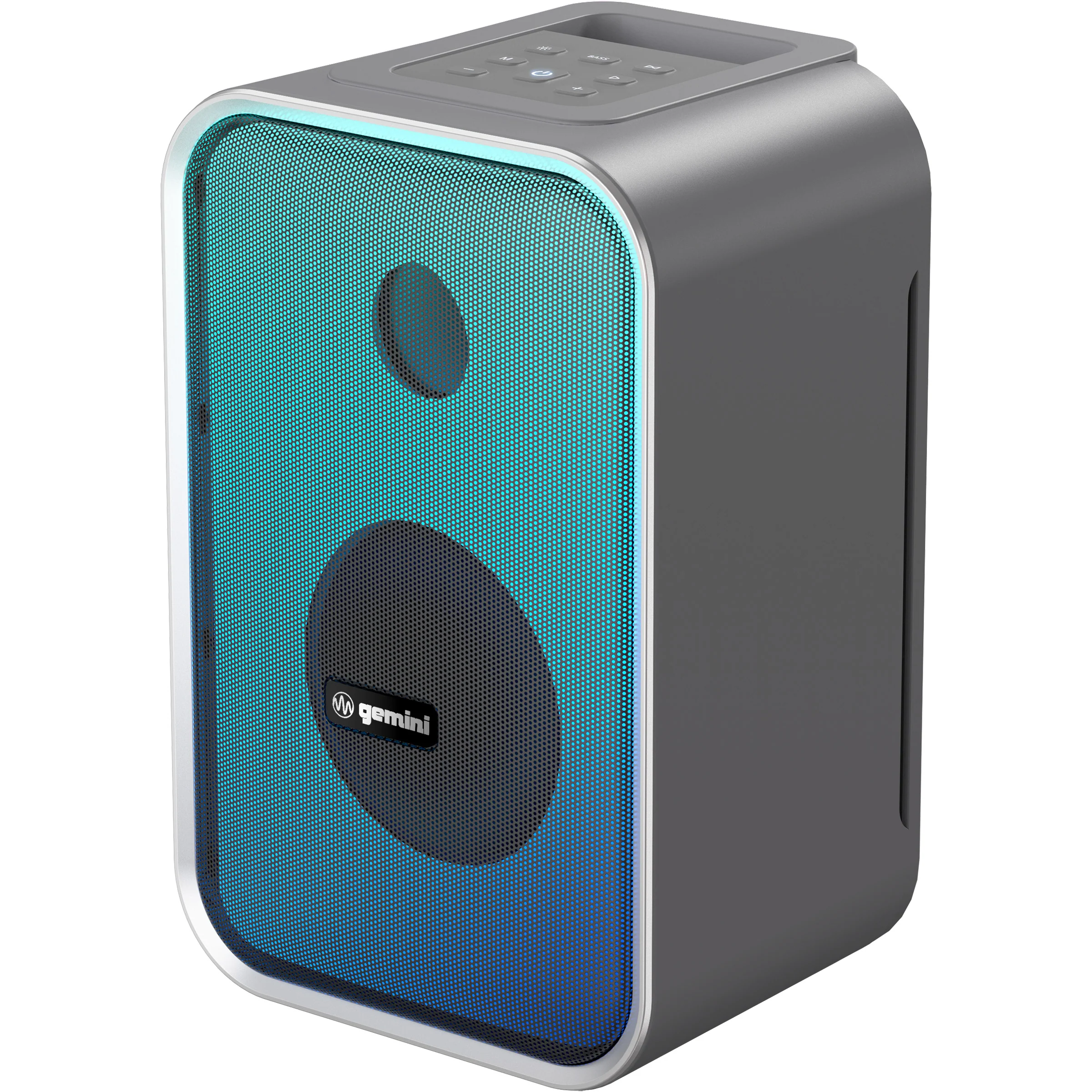 Gemini Sound GNV-60 portable LED party speaker — 85W peak, 5.25" woofer, 6-hr battery - Image 6