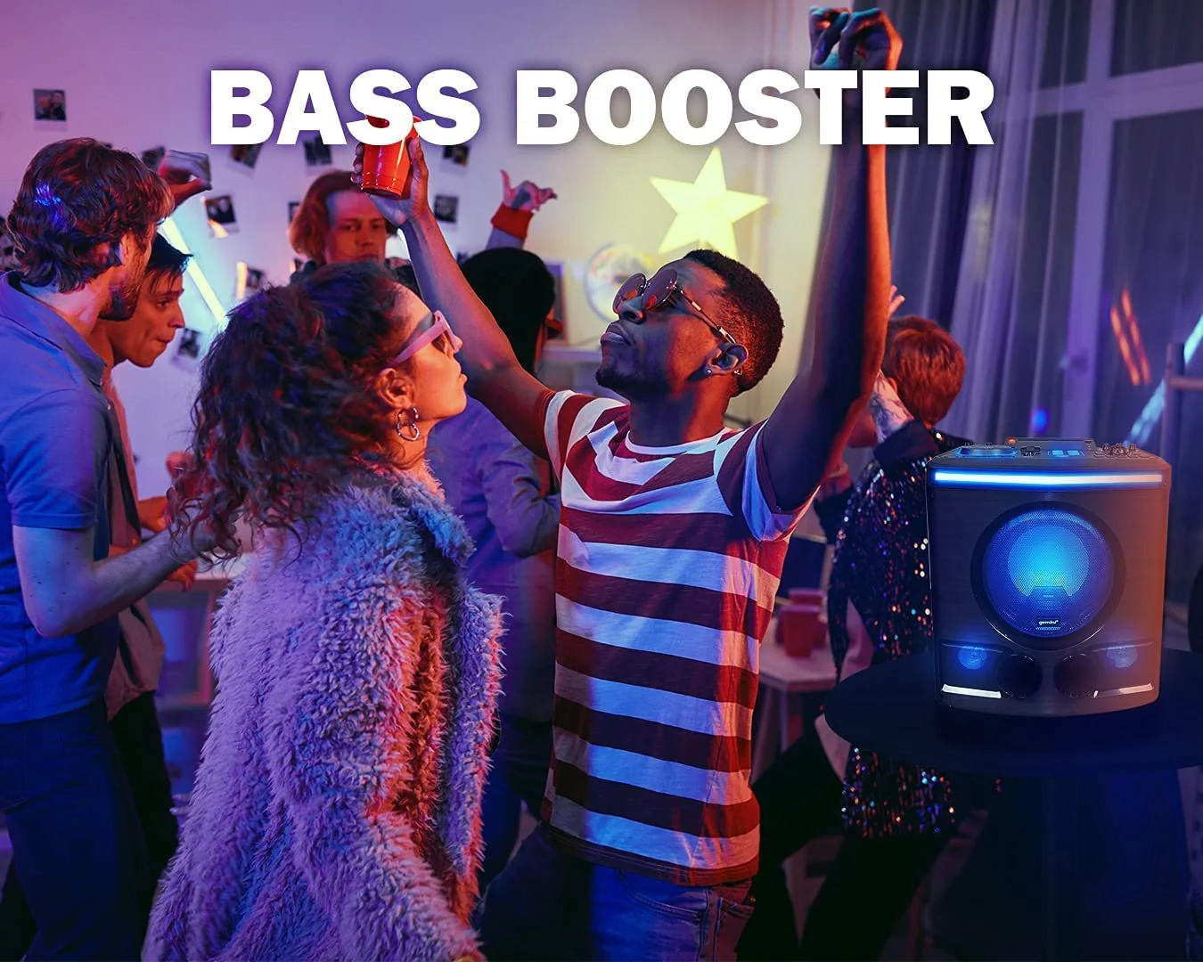 Gemini Sound GPK-800 home karaoke party speaker — 2400W peak, 8" woofer, dual mic inputs - Image 6