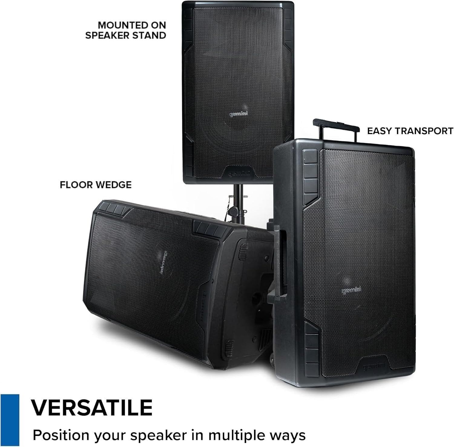 Gemini Sound GSP-5500 powered Bluetooth PA speaker — 500W peak, 15" woofer, TWS Bluetooth pairing - Image 5