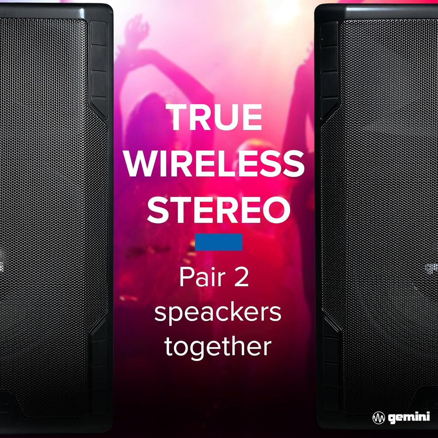 Gemini Sound GSP-5500 powered Bluetooth PA speaker — 500W peak, 15" woofer, TWS Bluetooth pairing - Image 6