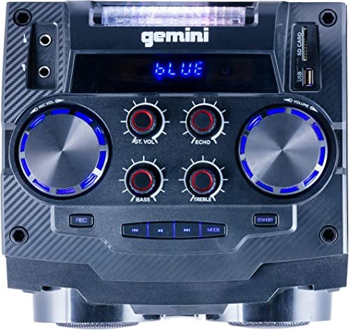 Gemini Sound GSYS-2000 home party stereo system with LED lights — 2000W peak, dual 8" woofers, Bluetooth + USB + SD + FM - Image 7