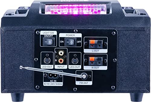 Gemini Sound GSYS-2000 home party stereo system with LED lights — 2000W peak, dual 8" woofers, Bluetooth + USB + SD + FM - Image 8