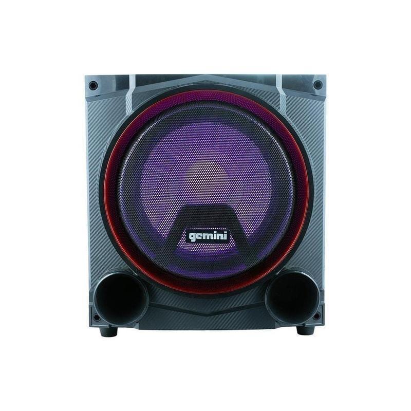 Gemini Sound GSYS-4000 home party stereo system with dual 12" woofers and LED lighting — 4000W peak, Bluetooth, built-in media player - Image 5