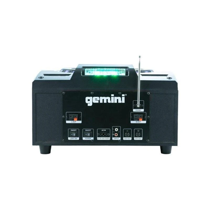 Gemini Sound GSYS-4000 home party stereo system with dual 12" woofers and LED lighting — 4000W peak, Bluetooth, built-in media player - Image 7