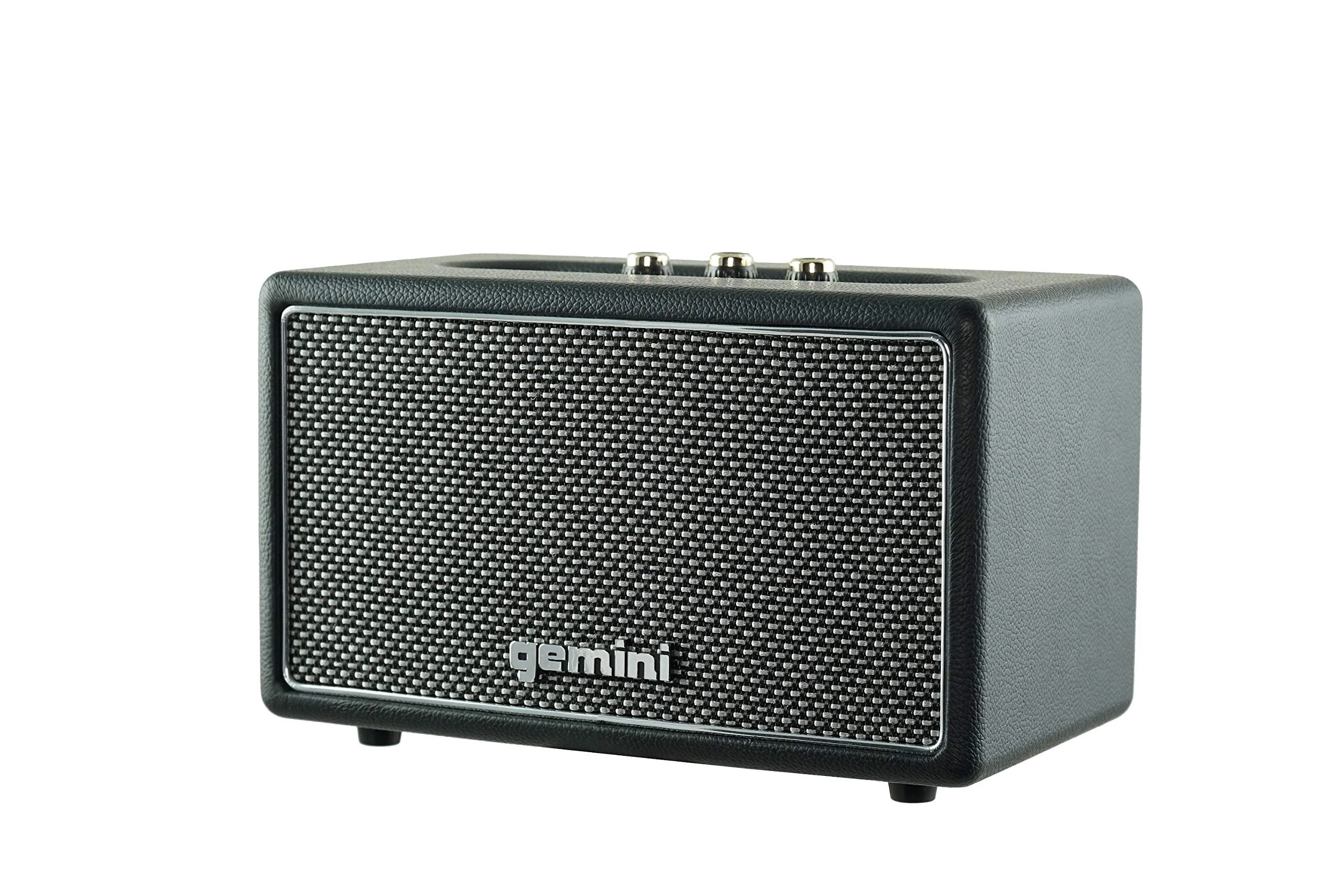 Gemini Sound GTR-200 portable retro Bluetooth speaker — 45W peak, dual 3" woofers, 8-hour battery - Image 3
