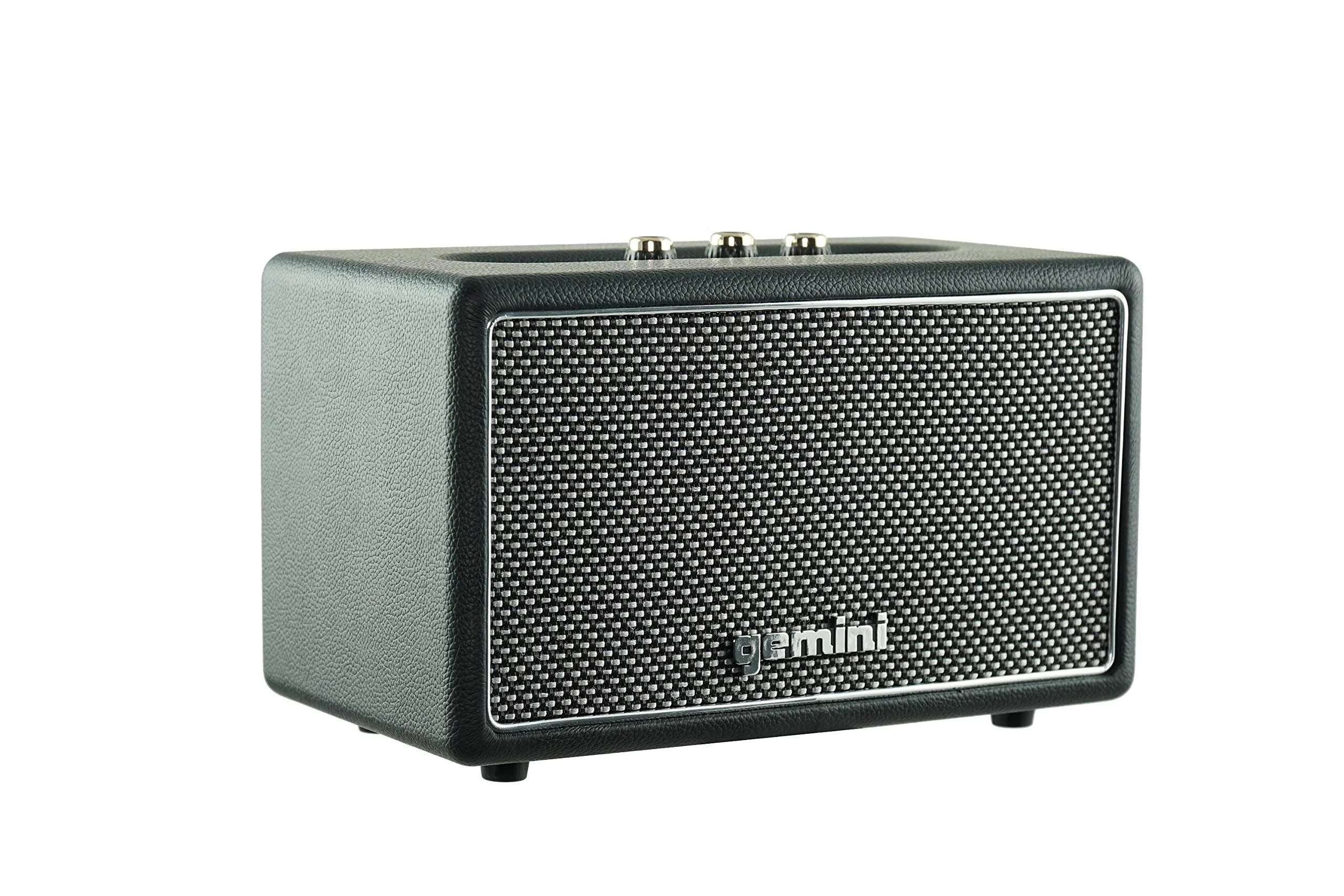 Gemini Sound GTR-200 portable retro Bluetooth speaker — 45W peak, dual 3" woofers, 8-hour battery - Image 4