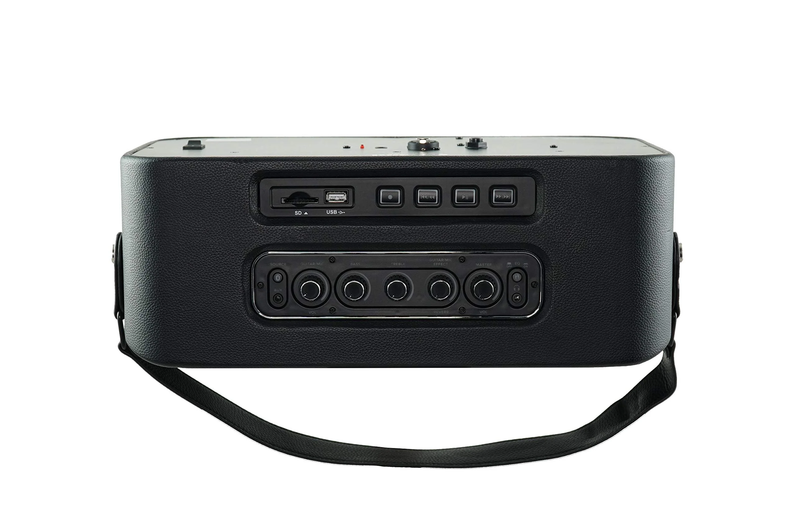 Gemini Sound GTR-400 portable retro Bluetooth speaker and guitar amp — 90W peak, dual 4.5" woofers, 10-hr battery - Image 5