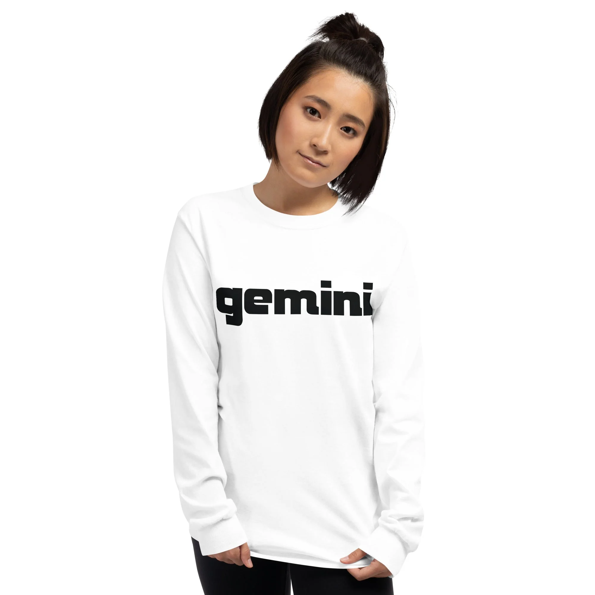 Gemini Sound Cotton Long Sleeve T-Shirt - Iconic Logo Design - Image 3