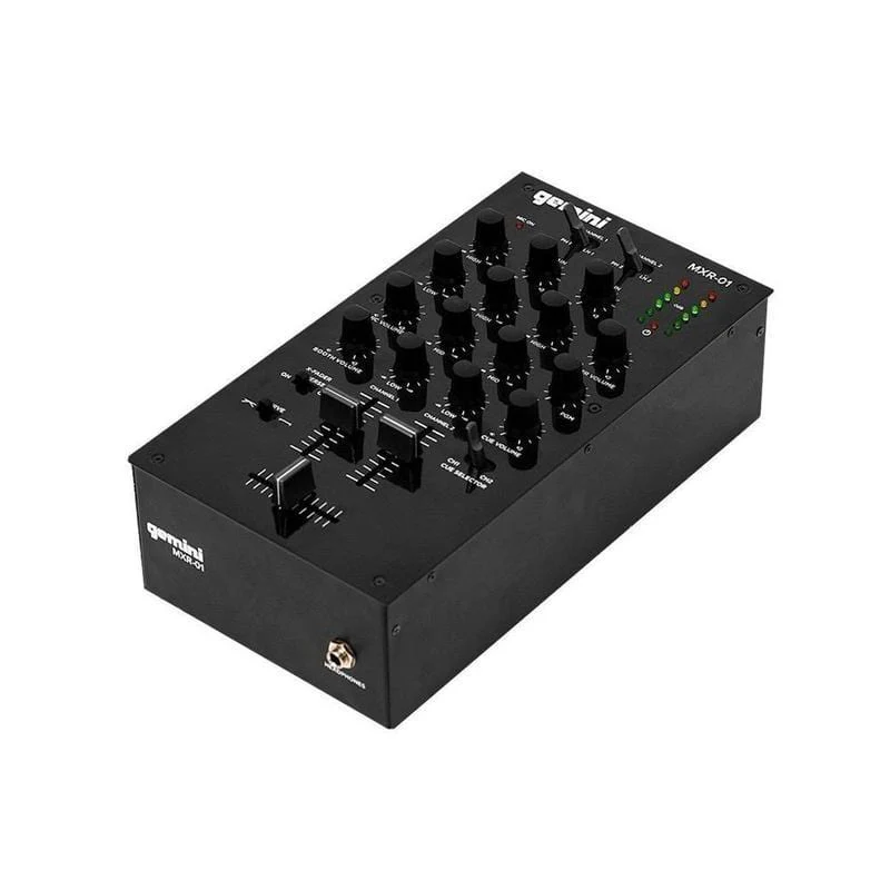Gemini Sound DJ mixer 2-channel — for DJs at every level (MXR-01)