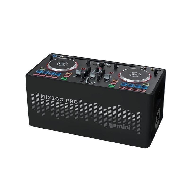 Gemini Sound DJ controller 2-channel, Bluetooth — for DJs at every level (MIX2GO)