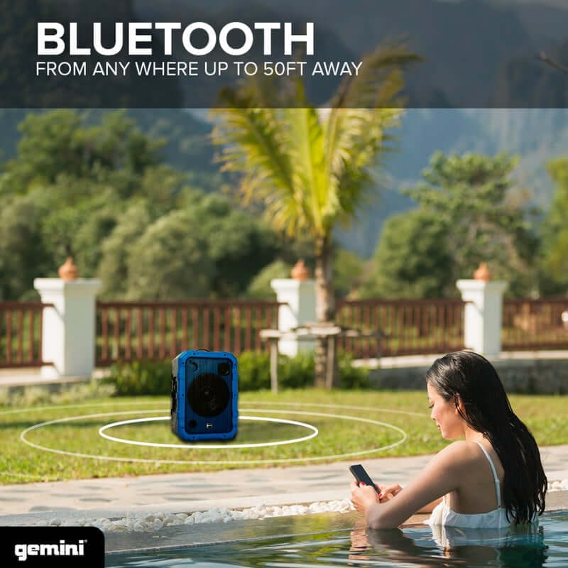 Gemini Sound MPA-2400 rechargeable trolley party speaker — 240W peak, 10" woofer, 18-hr battery - Image 3