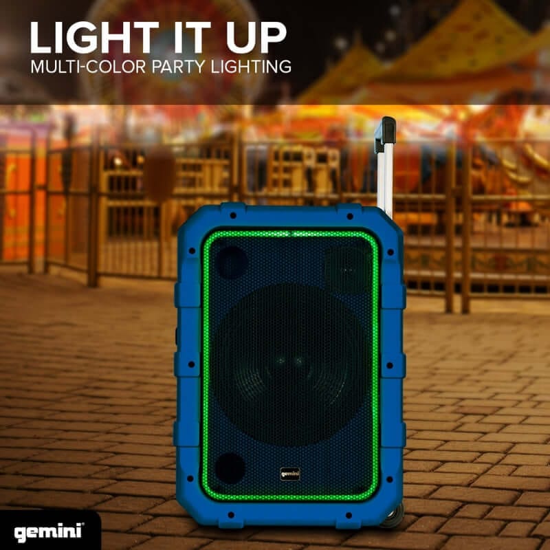 Gemini Sound MPA-2400 rechargeable trolley party speaker — 240W peak, 10" woofer, 18-hr battery - Image 9