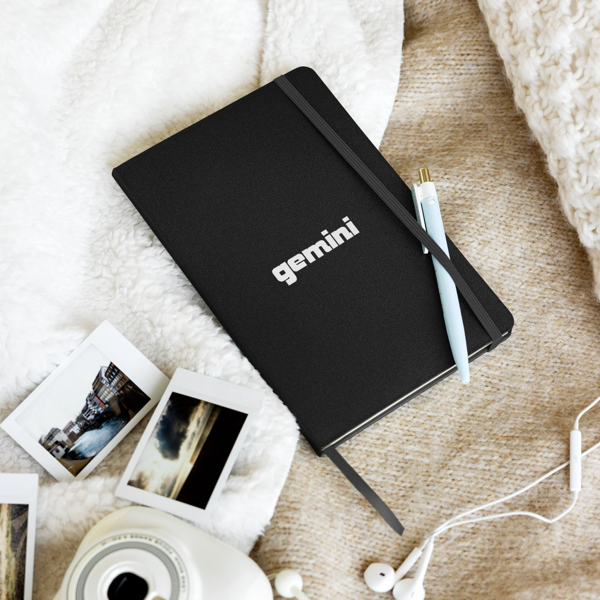 Gemini Sound UltraHyde Hardcover Lined Notebook 5.5x8.5 - High-quality Writing Journal