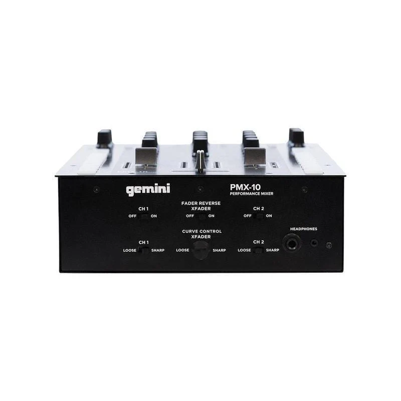 Gemini Sound PMX-10 2-channel DJ mixer and MIDI controller — 16 RGB pads, Innofader-ready crossfader, built-in audio interface - Image 3