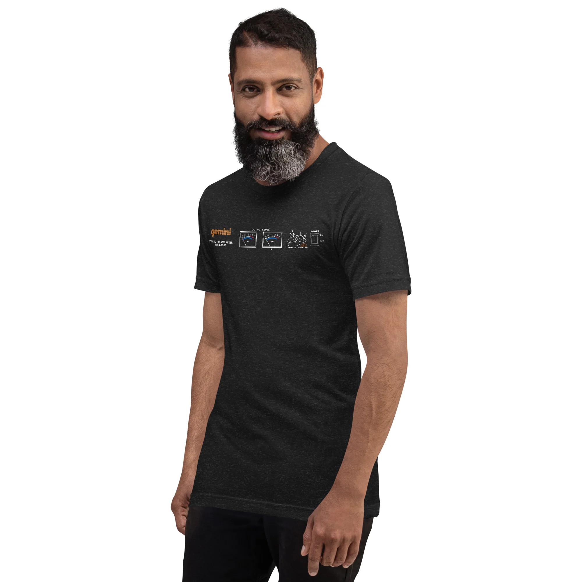 Gemini Sound PMX-2200 Vintage Mixer Tee - DJ Jazzy Jeff Signature Edition - Image 2