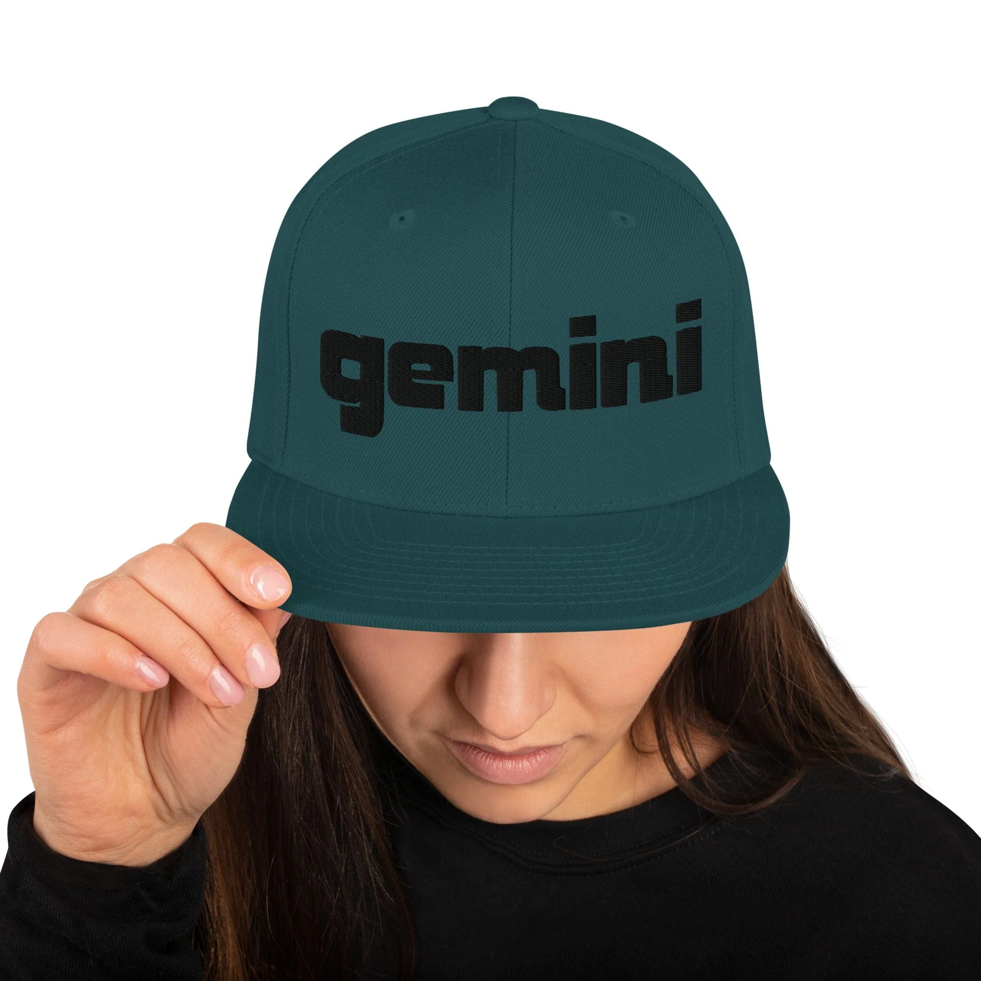 Gemini Sound Snapback Hat - Acrylic Wool Blend 6-Panel Classic - Image 16