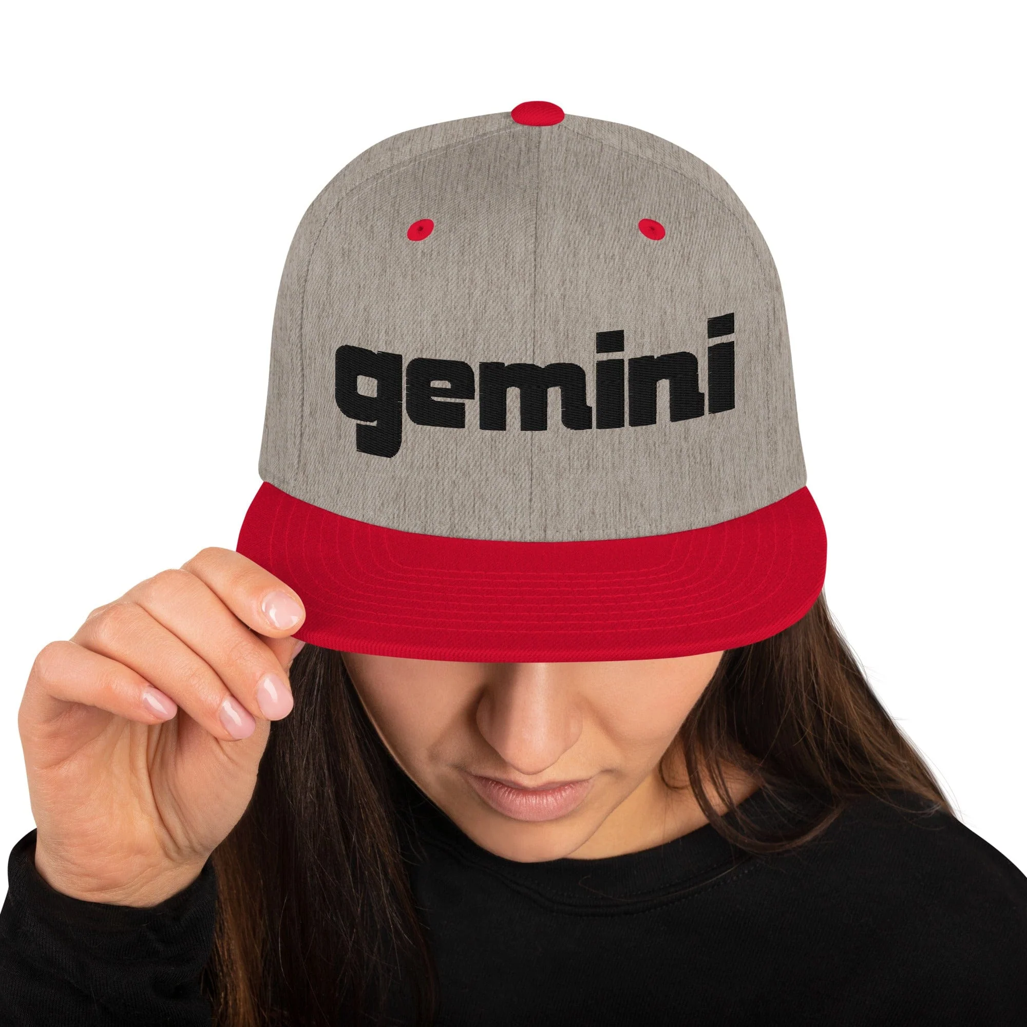 Gemini Sound Snapback Hat - Acrylic Wool Blend 6-Panel Classic - Image 23