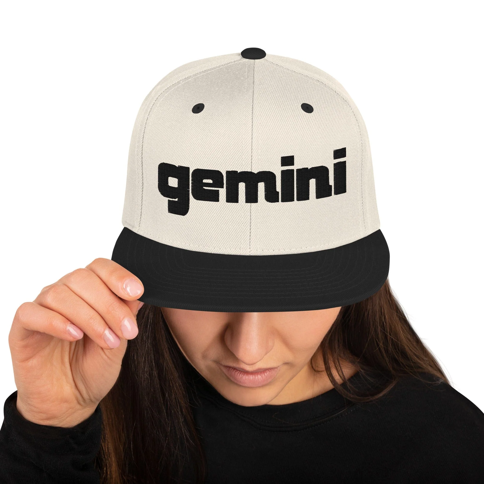 Gemini Sound Snapback Hat - Acrylic Wool Blend 6-Panel Classic - Image 25