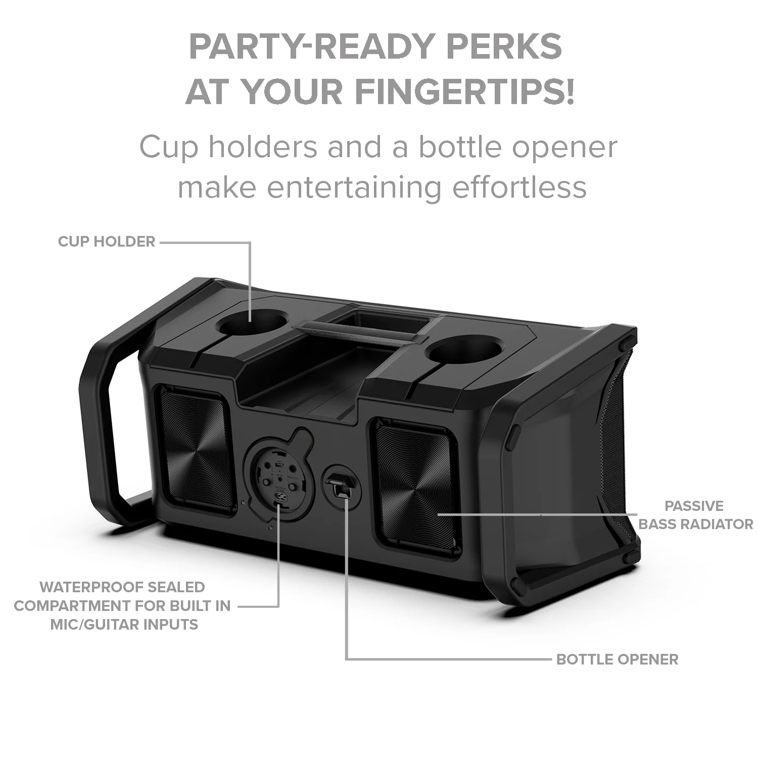 Gemini Sound SOSP600 floating Bluetooth party speaker — 300W peak, IP67 waterproof, 20-hr battery - Image 6