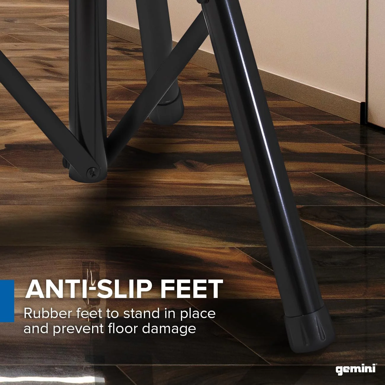 Gemini Sound ST-04 professional tripod speaker stand — 60 lb capacity, 43"–80" adjustable height, 38mm steel tubing - Image 5