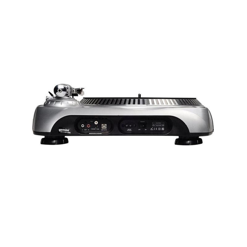 Gemini Sound TT-1100USB belt-drive USB turntable — 33/45/78 RPM, built-in preamp, PC and Mac recording - Image 4