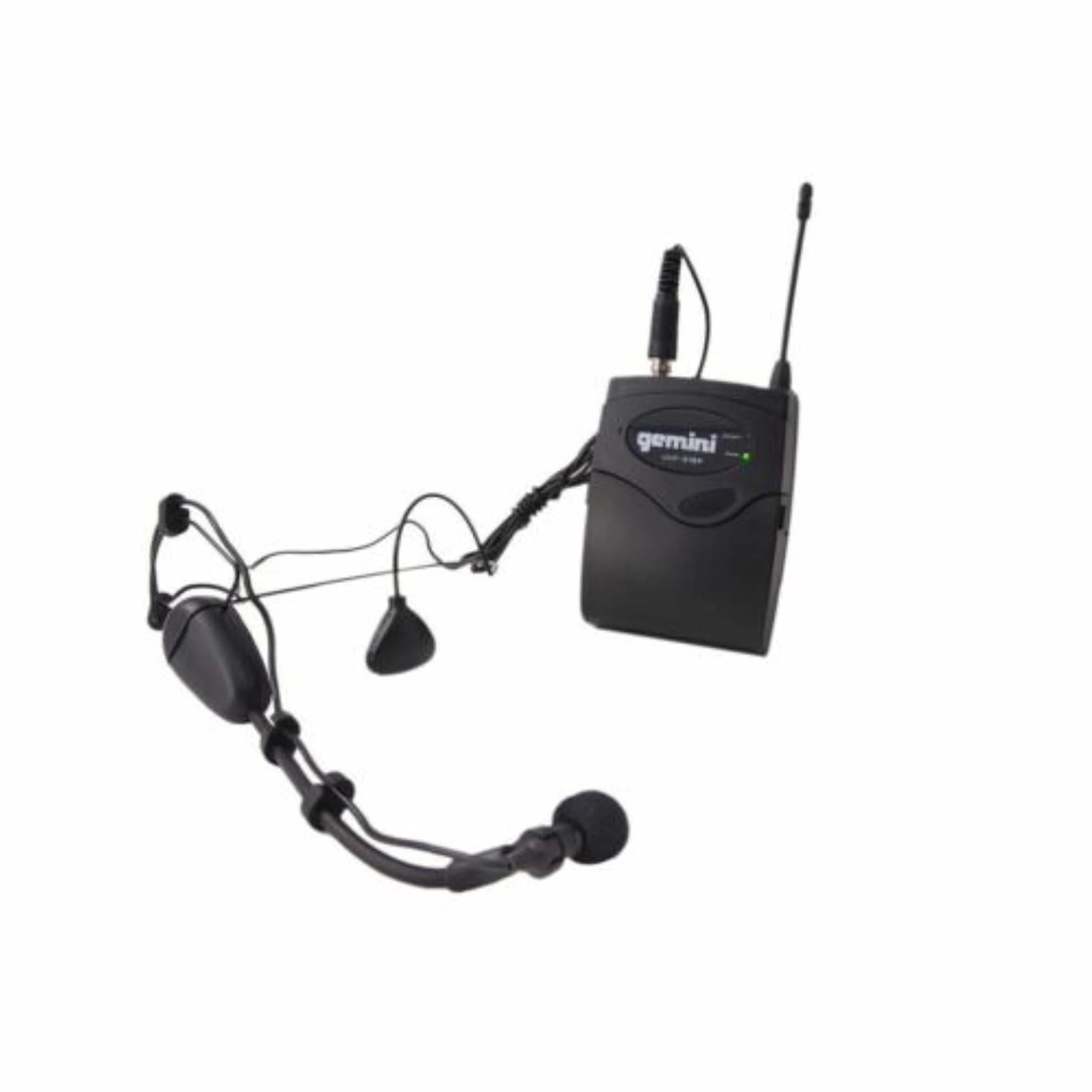 Gemini Sound UHF-02HL dual wireless headset and lavalier microphone system — 150 ft range, 2 receivers, 2 body packs - Image 7