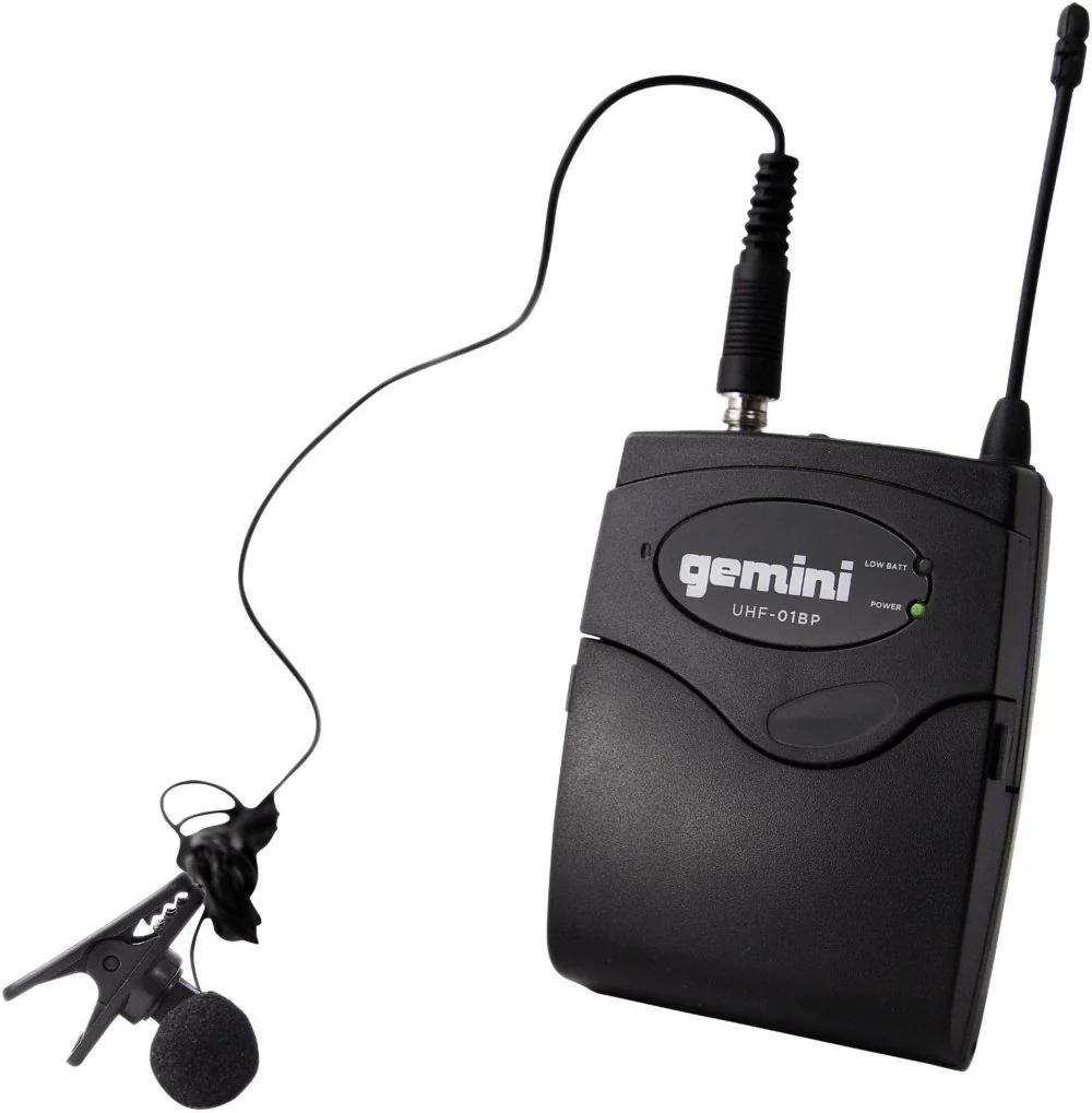 Gemini Sound UHF-04HL 4-channel UHF wireless microphone system — 4 headset/lavalier mics, 150 ft range, 60Hz–18kHz response - Image 5