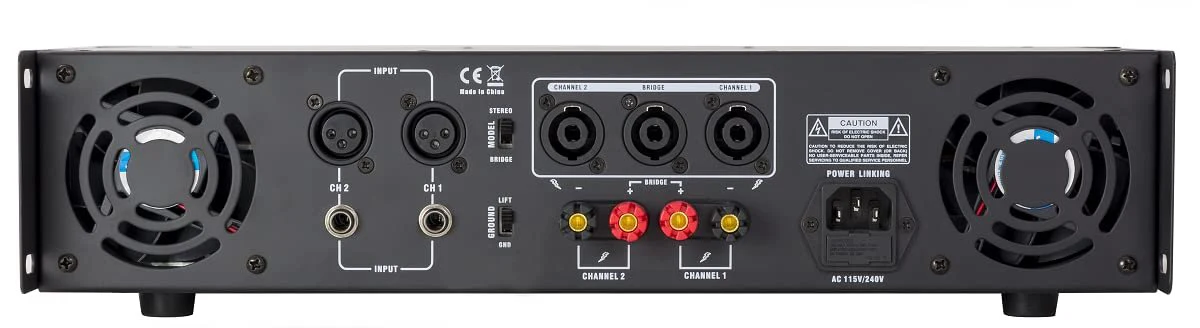 Gemini Sound XGA-5000 professional 2-channel power amplifier — 2x 550W RMS at 4Ω, 1100W bridged, 2U rack - Image 4