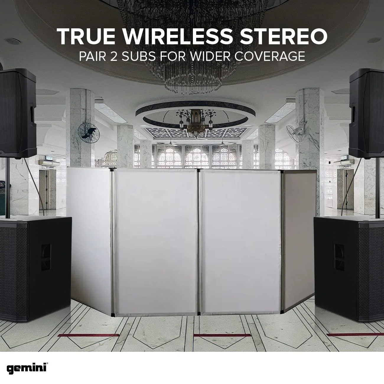 Gemini Sound ZRX-S18BT powered 18" Bluetooth subwoofer — 1700W peak, 600W RMS, 130 dB max SPL - Image 5